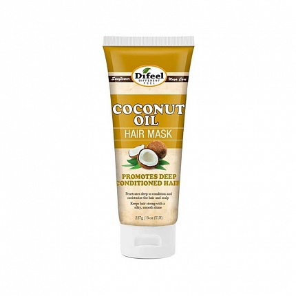 Difeel Coconut  Премиальная маска для волос с кокосовым маслом 236 мл