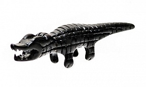 Брелок на ножницы "чёрный крокодил"